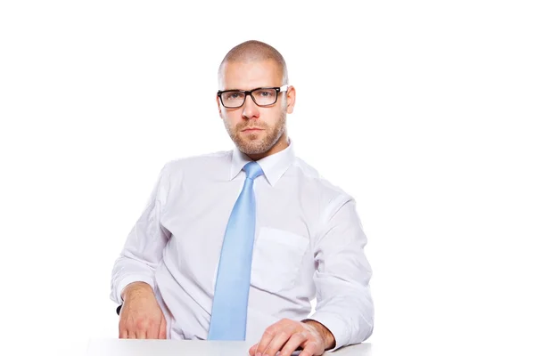 Uomo d'affari con occhiali — Foto Stock
