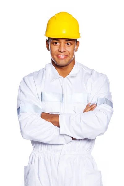 Image of young attractive worker — Stock Photo, Image