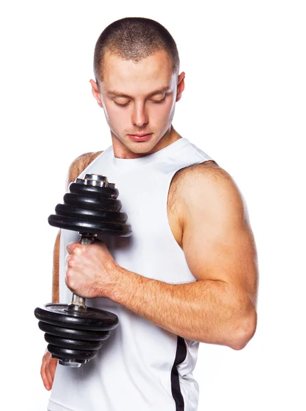 Portrait of young bodybuilder — Stock Photo, Image