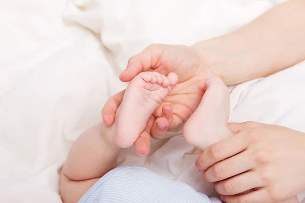 Image of little baby`s footstep — Stock Photo, Image
