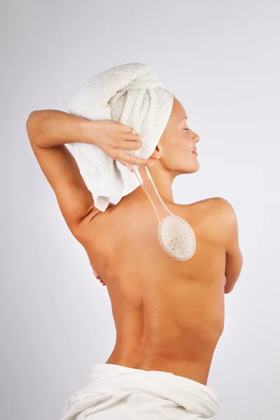 Fürdő nő képe — Stock Fotó
