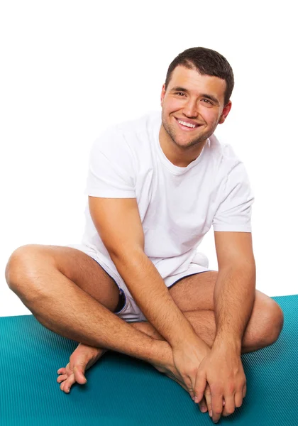 Image of yoga trainer — Stock Photo, Image