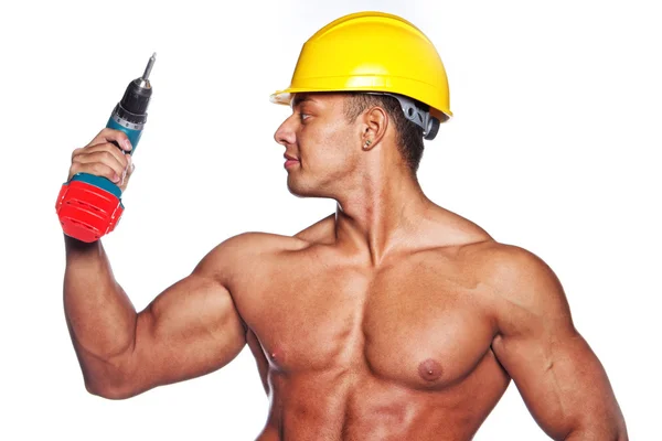 Image of sexy worker — Stock Photo, Image