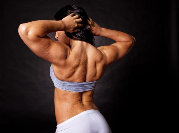 Wizerunek kobiety mięśni — Zdjęcie stockowe