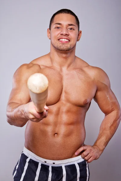 Bild des Baseballspielers — Stockfoto