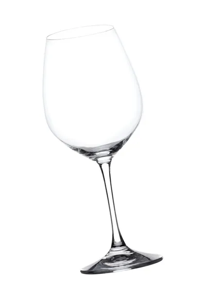 Пустой бокал вина, изолированный — стоковое фото