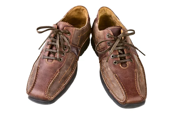 棕色皮革鞋 — 图库照片