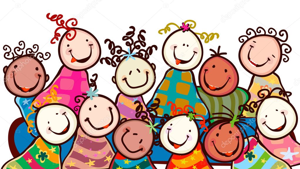 Kids smiling Stock Vector Image by ©dip2000 #9009120