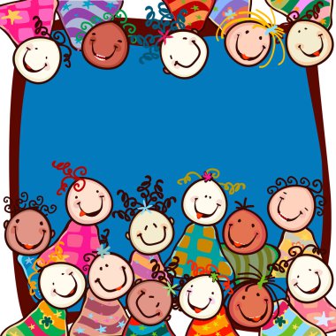 Happy kids clipart