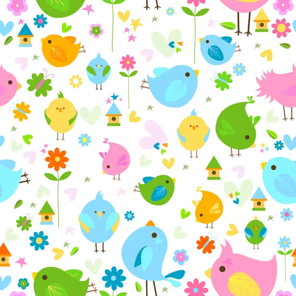 Birds background — Stock Vector