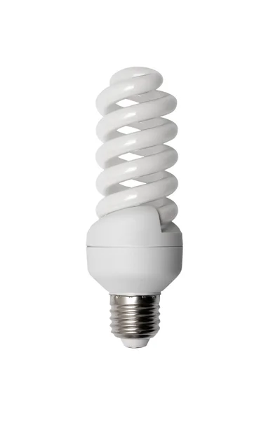 Energiebesparende lamp. geïsoleerde afbeelding. — Stockfoto