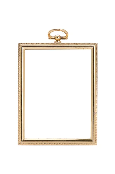 Antieke frame met vrouw portret. geïsoleerde afbeelding. — Stockfoto