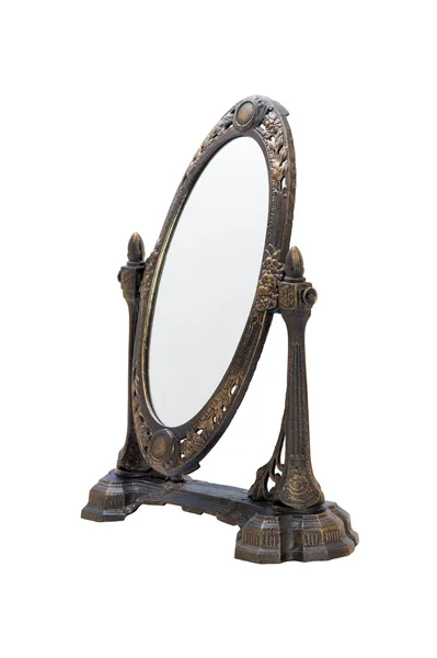 Oval frame met antieke. geïsoleerde afbeelding. — Stockfoto