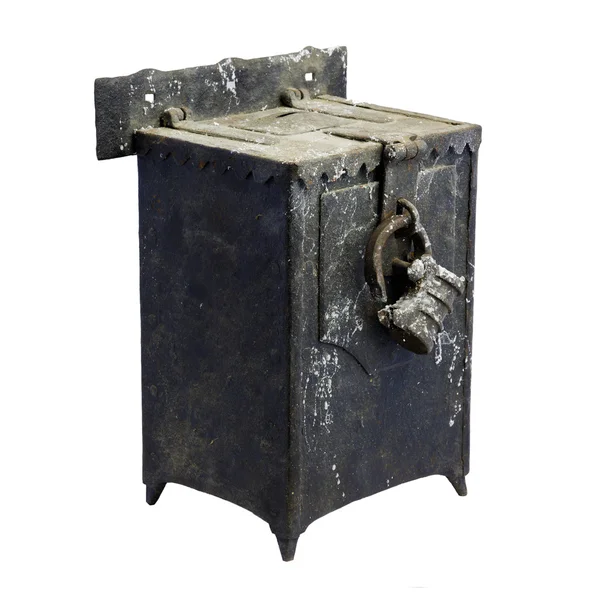 古い鉄メール ボックス。孤立した画像. — ストック写真