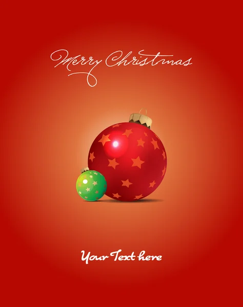 Christmas greetings — Stock Vector