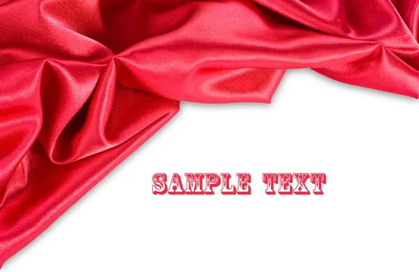 Seda roja elegante lisa puede utilizar como fondo —  Fotos de Stock