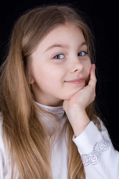 小さな女の子のための幸せな時間 — ストック写真