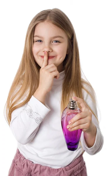 Secret of a little girl — Stock Photo, Image