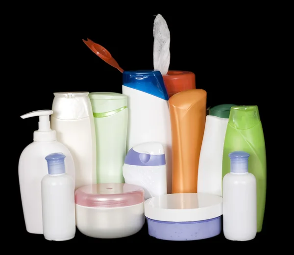 Recipientes de cosméticos — Fotografia de Stock