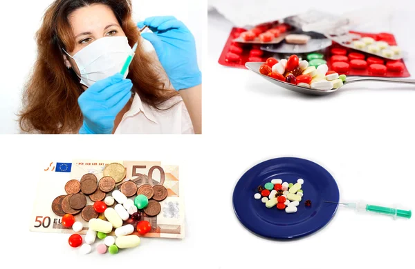 Doctor and the medicine — Stock Photo, Image