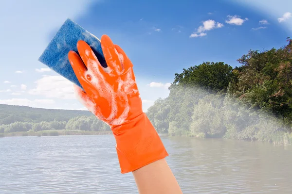 Content of the world clean — Stock Photo, Image