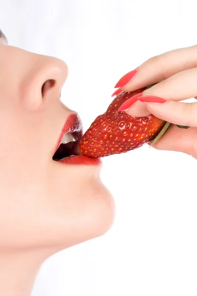 stock image Red healthy bite