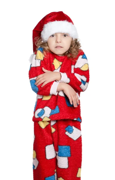 Kleines Mädchen im Pyjama — Stockfoto