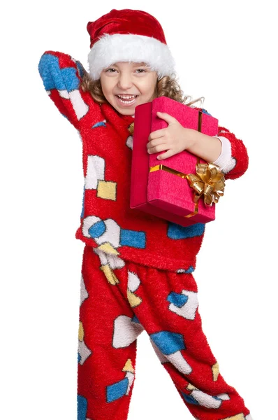 Bambina in pigiama — Foto Stock