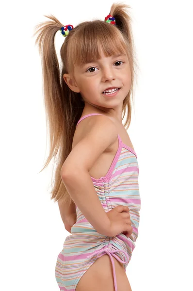 Dziewczyna sobie strój kąpielowy — Zdjęcie stockowe