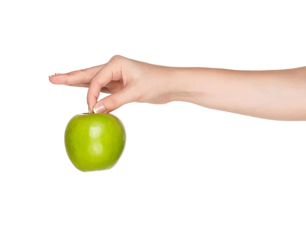 Tangan dengan apel — Stok Foto