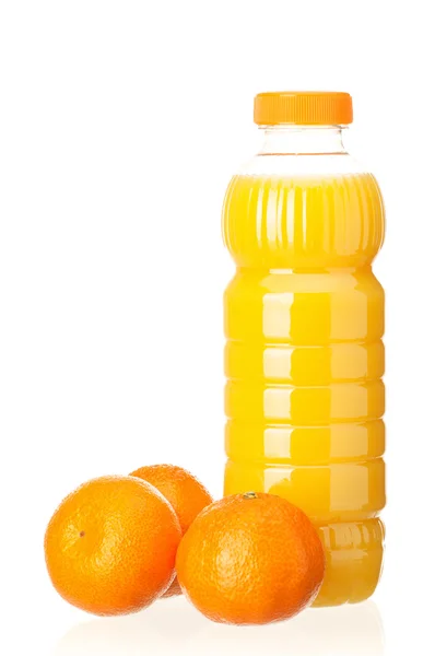 Flaska med juice — Stockfoto