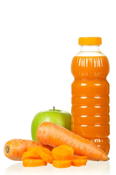 胡萝卜和苹果汁 — 图库照片