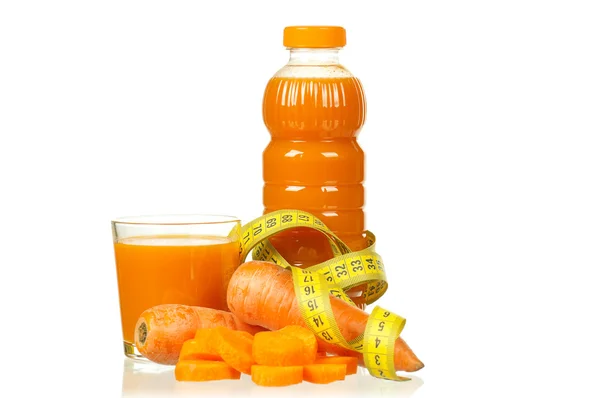 Zanahoria y jugo de calabaza —  Fotos de Stock