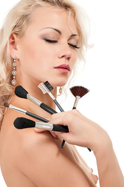 Make-up girl — Stock Photo, Image