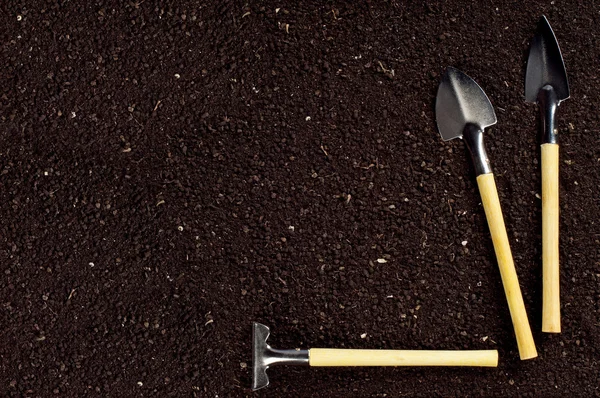 Narzędzie gleby i ogród — Zdjęcie stockowe