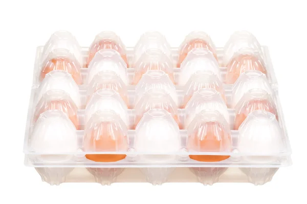 Eggs in box — Stock Photo, Image
