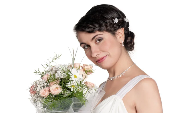 Portret van de bruid — Stockfoto
