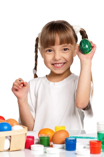 Gyermekek húsvéti tojással — Stock Fotó