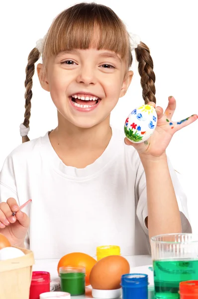 Children with Easter eggs — Stock Photo, Image