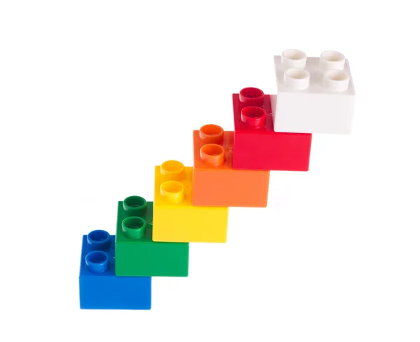 stock image Plastic building blocks