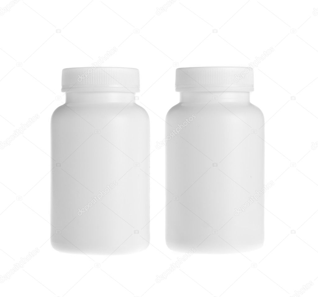 White pill bottle