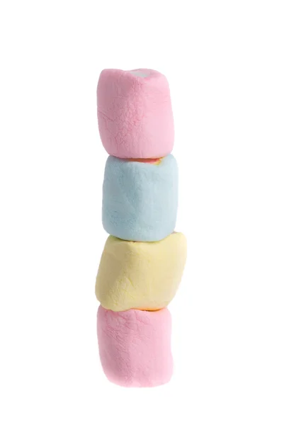 Färgglada marshmallows — Stockfoto