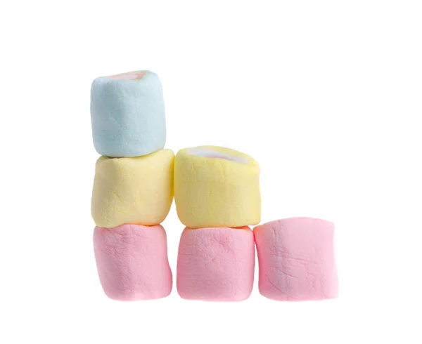 Barevné marshmallows — Stock fotografie