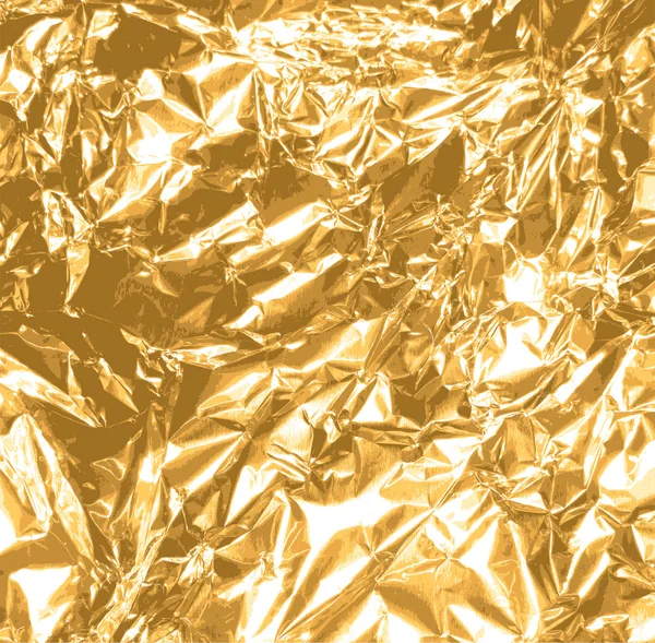 Fundo textura folha de ouro — Vetor de Stock