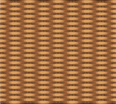 Seamless texture of wicker baskets for your design clipart