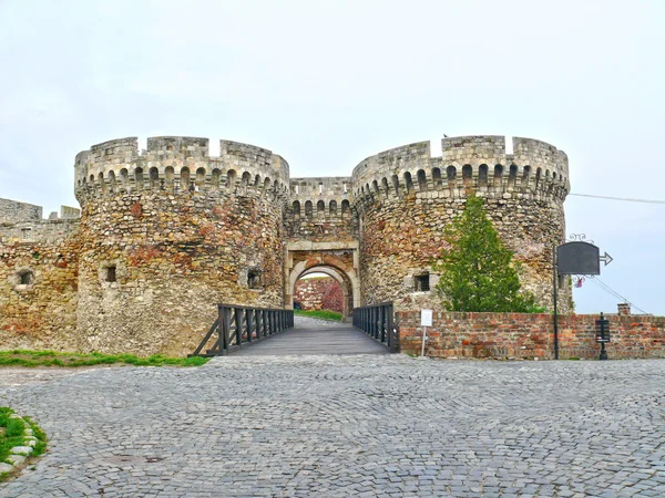 ベオグラード、セルビアの要塞カレメグダン — ストック写真