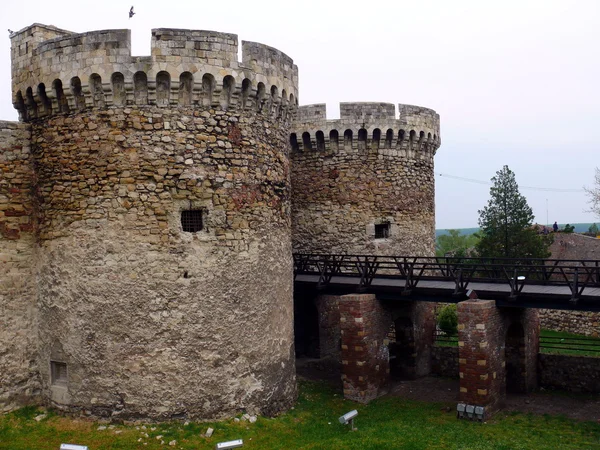 在贝尔格莱德，塞尔维亚堡垒卡莱梅格丹 — 图库照片