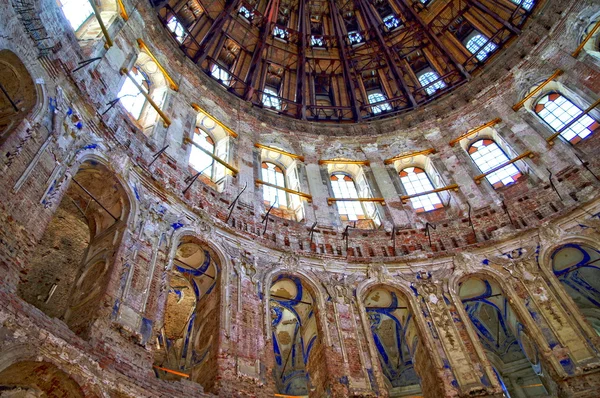 Купол всередині Церкви, новий Єрусалим Воскресенський монастир - Росія — стокове фото