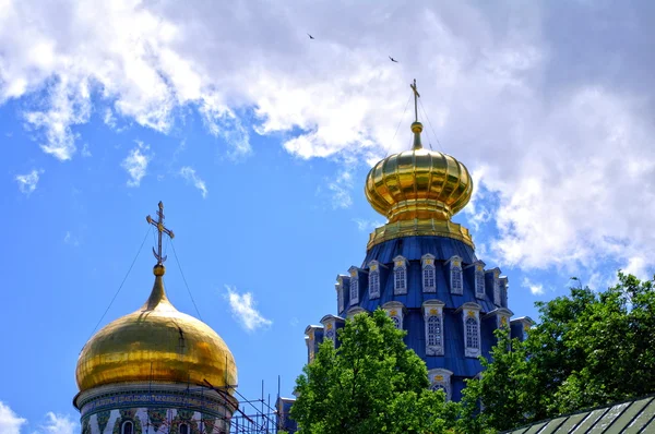 Cupola della chiesa di Voskresensky, monastero di Nuova Gerusalemme - Russia — Foto Stock