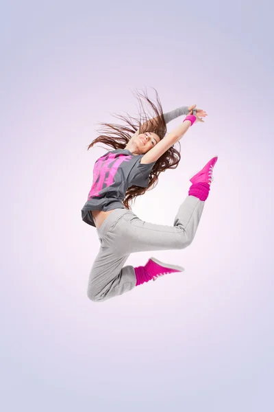 Dziewczyna tancerz hip-hopu — Zdjęcie stockowe